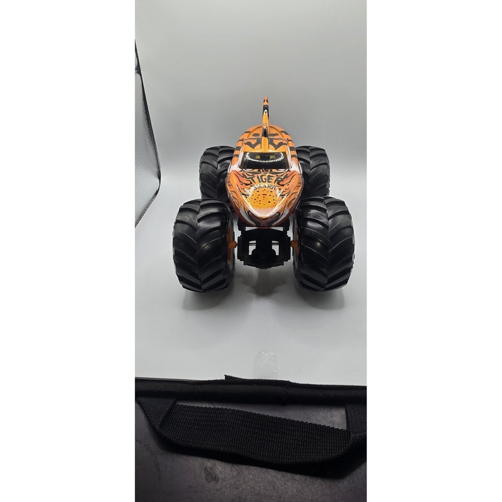 Hot Wheels Monster Trucks Tiger Shark Battery Operated Toy Orange Black